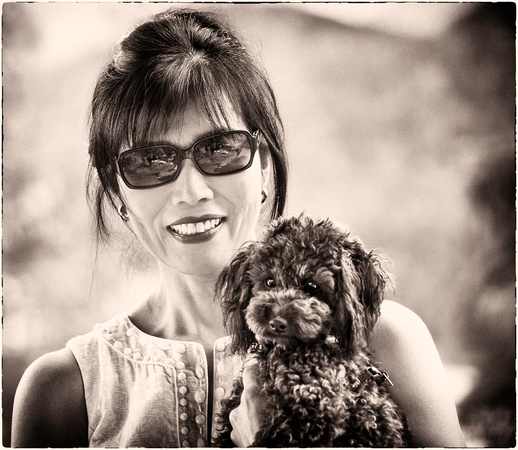 PH ppl tracy n with poodle w sfx-3382