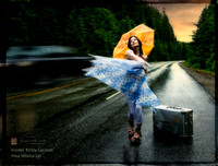 PH model Kristy mua Jessica rain road BGsunset clouds pfx zf-8305-6-7-8-9-8310