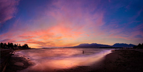 PH2198a sunset Kitsilano Beach lex 40x20@360 zf-9506--14-9