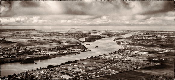 PH1751a folio clouds fraser river aeroplane view sfx zf-6478