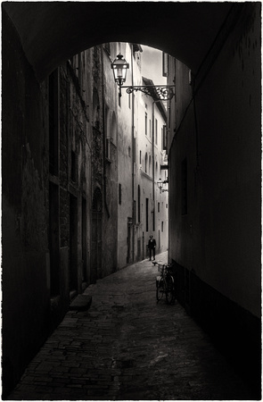 PH2373a folio urban canyons Tuscan alley 16  Florence 19x29@300 nsg zf-8625--30