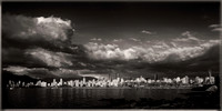 Vancouver English Bay sunset skyline with clouds sfx PH2552b -3031--40