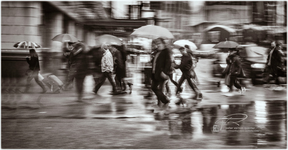 PH2574a  folio Life is a Blur rainy street crossing -0195--7