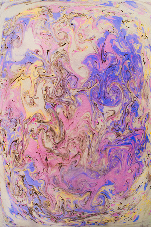 Vibrant Ink Design purple pink swirls ID183a  -0328-2