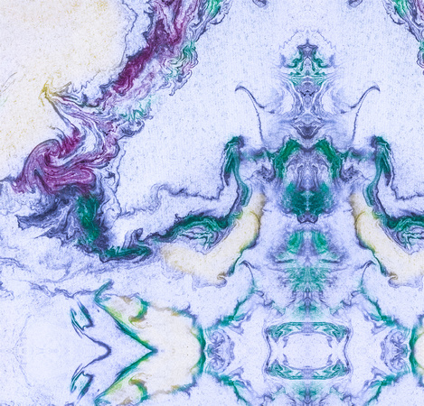 ID176d Ink Swirl Colored Pattern ID176d Detail